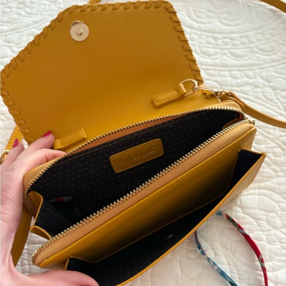 Mustard yellow crossbody bag - Picture 5 of 5